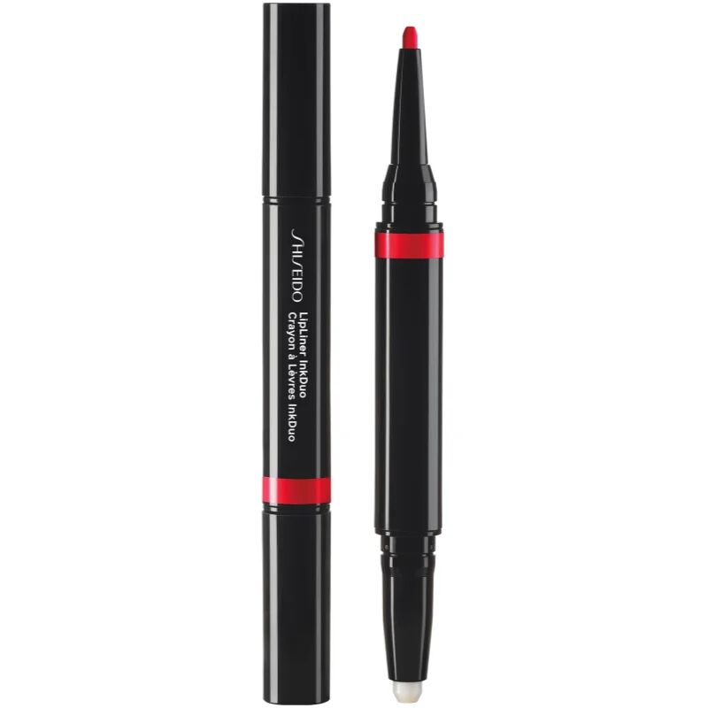 Shiseido LipLiner InkDuo Contouring Lipstick and Lip Liner With Balm Shade 08 True Red 1.1 g