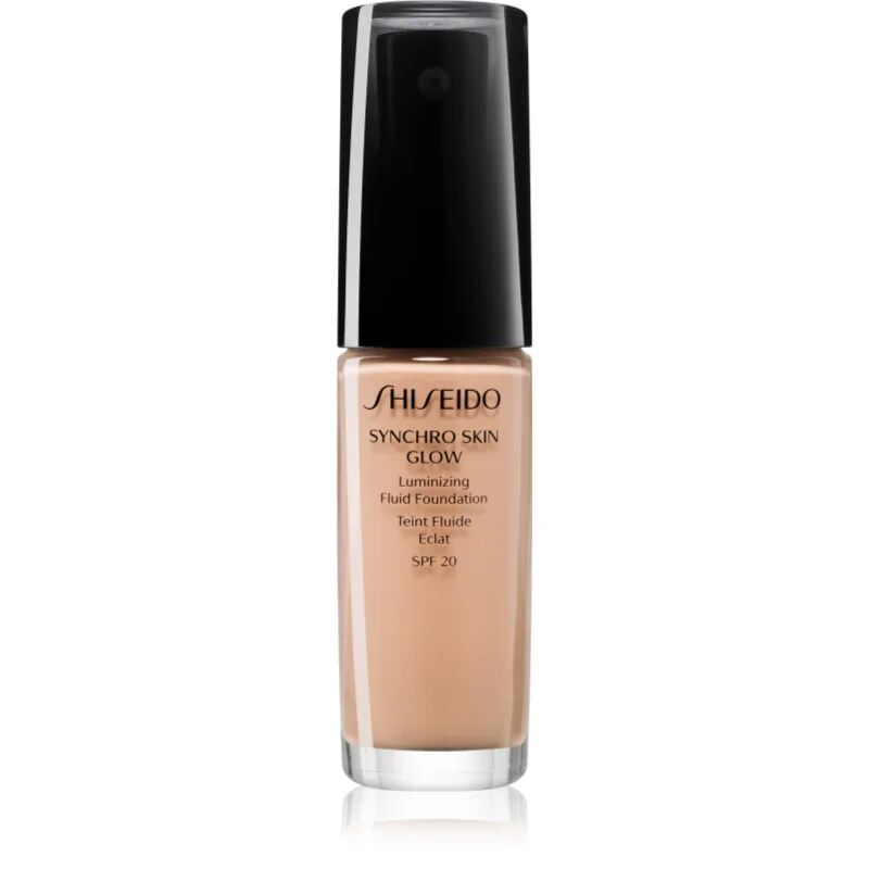 Shiseido Synchro Skin Glow Luminizing Fluid Foundation Illuminating Foundation SPF 20 Shade Rose 3 30 ml