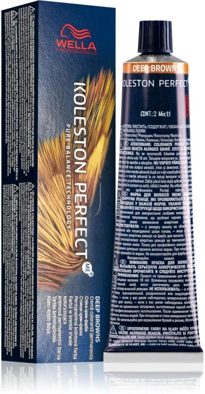 Wella Professionals Koleston Perfect ME+ Deep Browns Permanent Hair Dye Shade 6/77 60 ml