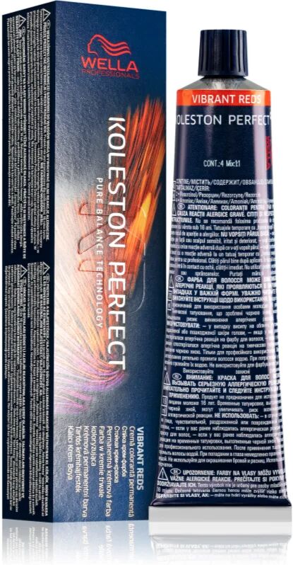 Wella Professionals Koleston Perfect ME+ Vibrant Reds Permanent Hair Dye Shade 44/66 60 ml