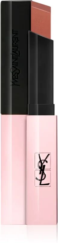 Yves Saint Laurent Rouge Pur Couture The Slim Glow Matte Moisturising Matte Lipstick with Shine Shade 209 Furtive Caramel 2 g