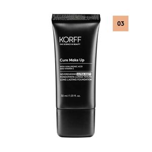 Korff Make Up Korff Cure Make Up - Neverending Ultra Matt Fondotinta Lunga Tenuta N. 03, 30ml