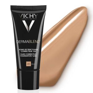Vichy Make-up Vichy Dermablend - Fondotinta Correttore Fluido 16H Tonalità 45 Gold, 30ml