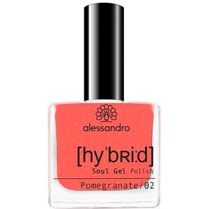 alessandro Hybrid - Soul Gel Polish Vernice a colori Melograno, 8 ml Melograno