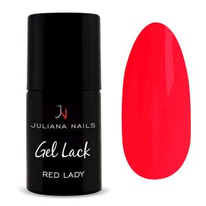 Juliana Nails Gel Lack Neon Red Lady 6 ml Signora Rossa