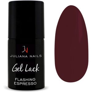 Juliana Nails Gel Lack Flashing Espresso, Flasche 6 ml Espresso lampeggiante