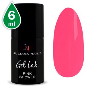 Juliana Nails Gel Lack Pink Shower, Flasche 6 ml Doccia rosa