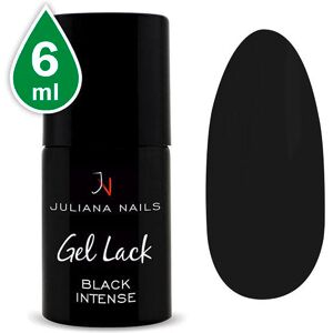 Juliana Nails Gel Lack Black Intense, Flasche 6 Ml Nero Intenso