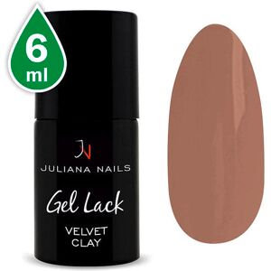 Juliana Nails Gel Lack Nude Argilla vellutata, bottiglia 6 ml Argilla vellutata