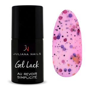 Juliana Nails Gel Lack Glitter/Shimmer Au Revoir Simplicité, Flasche 6 ml Au Revoir Simplicité