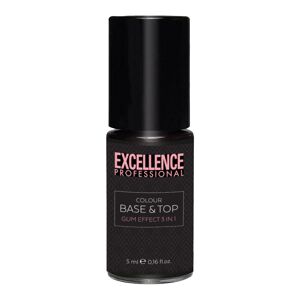 Excellence Professional Gel Polish Color Base&Top Gum Effect 3 in 1