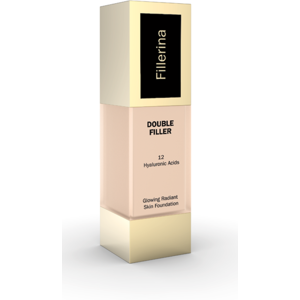 Fillerina Double Filler Make Up Glowing Radiant Skin Foundation 206 Medium Warm 30ml