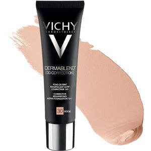 Vichy Dermablend 3d Fondotinta Coprente Per Pelle Grassa Con Imperfezioni Tonalità 30 30ml