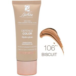 Bionike Defence Color Fondotinta Hydra Glow 106 Biscuit 30ml - Fondotinta Idratante con Effetto Glow