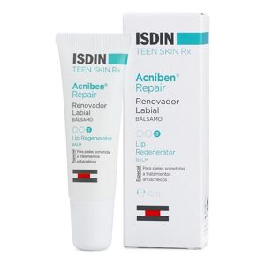 Isdin ACNIBEN Rx Balsamo Labbra 10ml - Balsamo Labbra Idratante per Labbra Secche e Screpolate