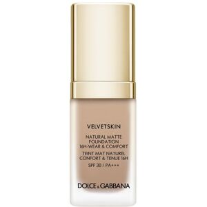 Dolce&Gabbana Velvetskin Natural Matte Foundation 16h-wear & Comfort Spf 30 / Pa+++ 30 ML