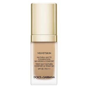 Dolce&Gabbana Velvetskin Natural Matte Foundation 16h-wear & Comfort Spf 30 / Pa+++ 30 ML