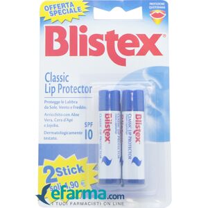 Blistex Classic Lip Protector SFP10 Balsamo Labbra 2 Stick