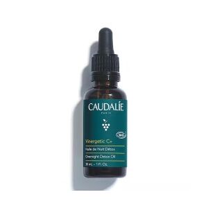 CAUDALIE Vinergetic Olio Notte Detox 30ml Con Olio Esenziale di Neroli Olio di Mandorle e di Vonacciuoli d'Uva