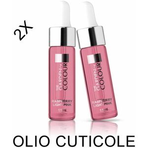 2 x OLIO CUTICOLE LAMPONE the Garden of Colour pipetta 15 ml SILCARE