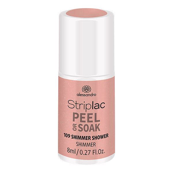 alessandro striplac peel or soak shimmer shower, 8 ml doccia shimmer