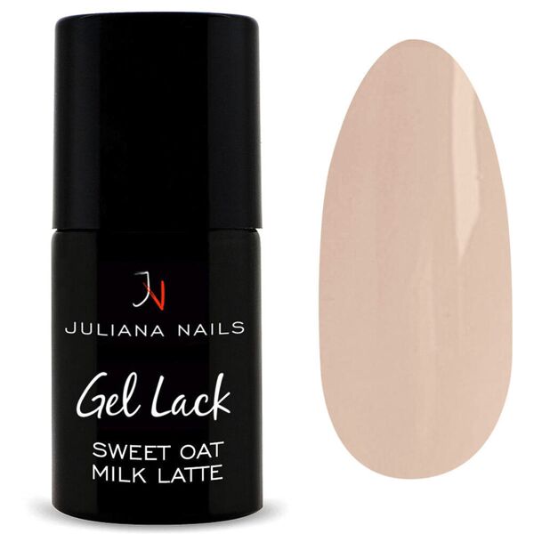 juliana nails gel lack nude sweet oat milk latte 6 ml latte d'avena dolce