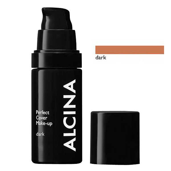 alcina perfect cover make-up dark, 30 ml scuro