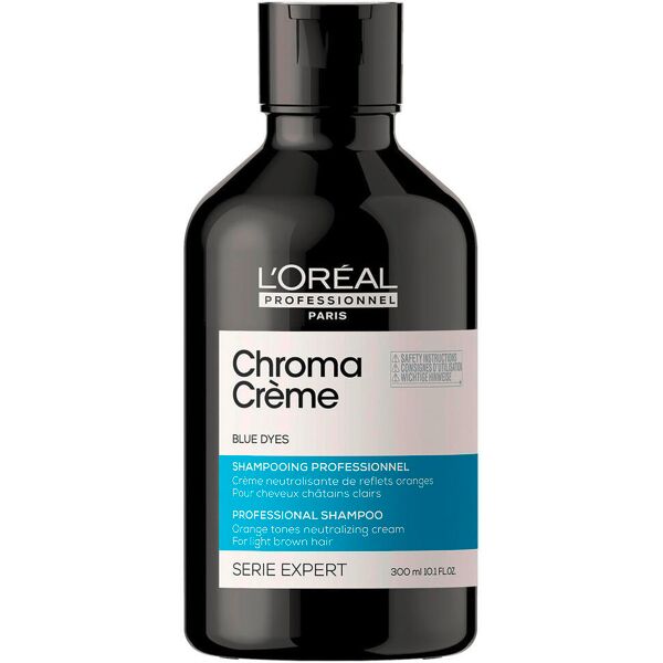 l'oréal professionnel paris serie expert chroma crème professional shampoo blue 300 ml blu