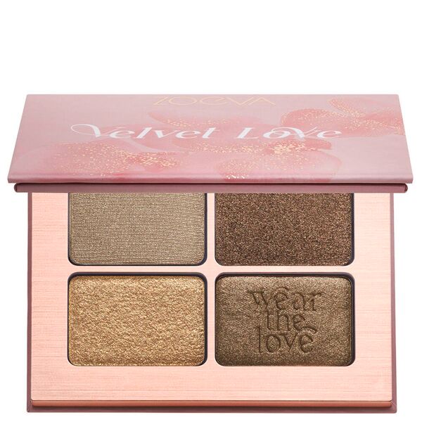 zoeva velvet love eyeshadow quad 4 x 1,5 g occhi verde smeraldo