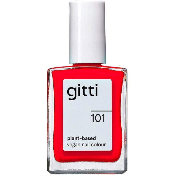 gitti no. 101 nail polish fiery red 15 ml