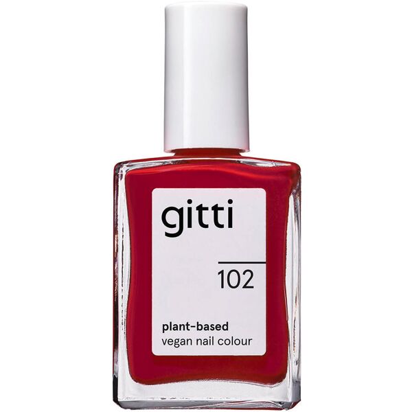 gitti no. 102 nail polish classic red 15 ml