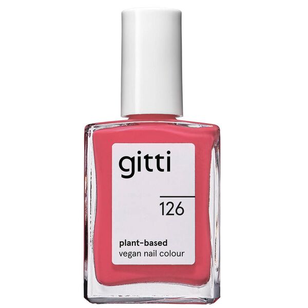 gitti no. 126 nail polish pastel red 15 ml