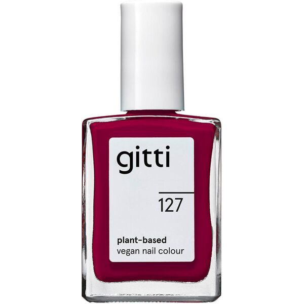 gitti no. 127 nail polish red plum 15 ml