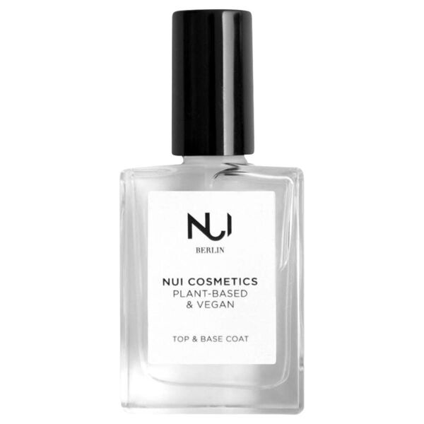nui cosmetics natural top & base coat 14 ml