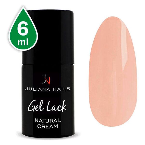 juliana nails gel lack nude crema naturale, bottiglia 6 ml crema naturale