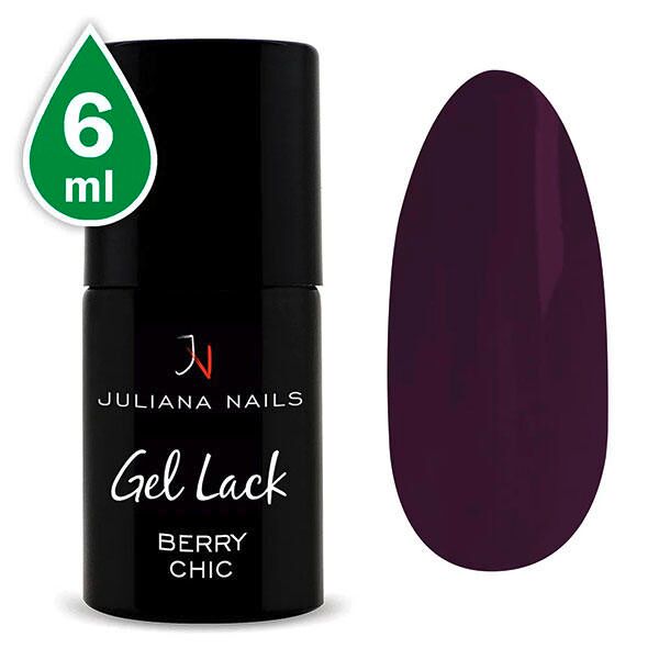 juliana nails gel lack berry chic, flasche 6 ml berry chic