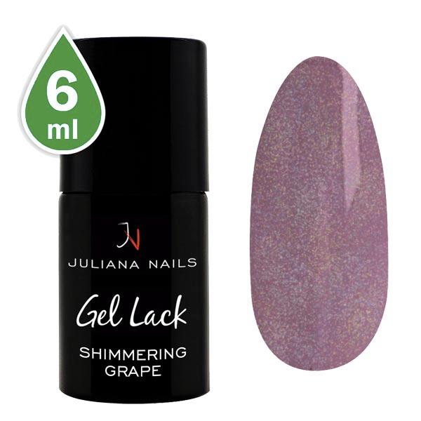 juliana nails gel lack glitter/shimmer shimmering grape 6 ml uva scintillante