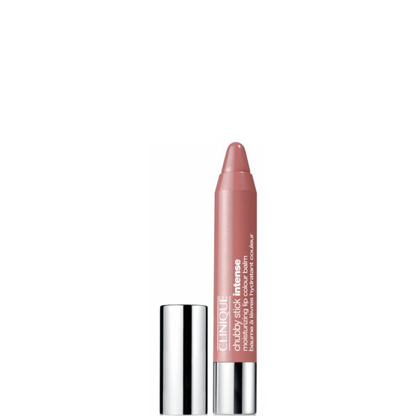 clinique chubby stick intense - balsamo labbra idratante colore intenso n. 06 roomiest rose