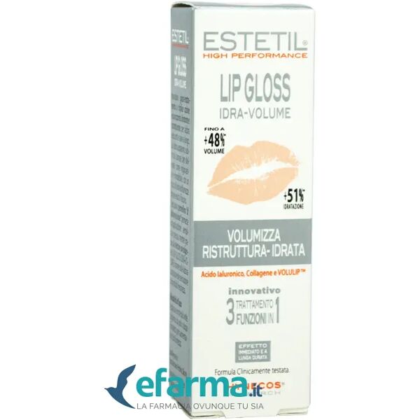 estetil lipgloss idravolume lucidalabbra volumizzante colore 02 natural beige 6,5 ml