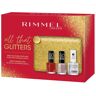 Rimmel London All That Glitters Pochette 2 Smalti Unghie + Top Coat