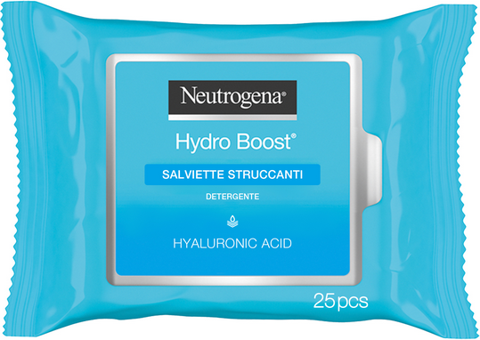 Johnson & Johnson Neutrogena Hydra Boost Salviettine Struccanti 25 Pezzi