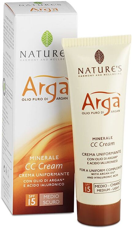 Nature'S Argà CC Crema Minerale Uniformante Medio-Scura 50 ml