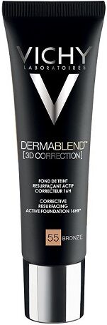 Vichy Dermablend 3D Correction Fondotinta SPF 25 55 Bronze 30 ml