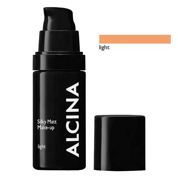 alcina silky matt make-up light, 30 ml luce