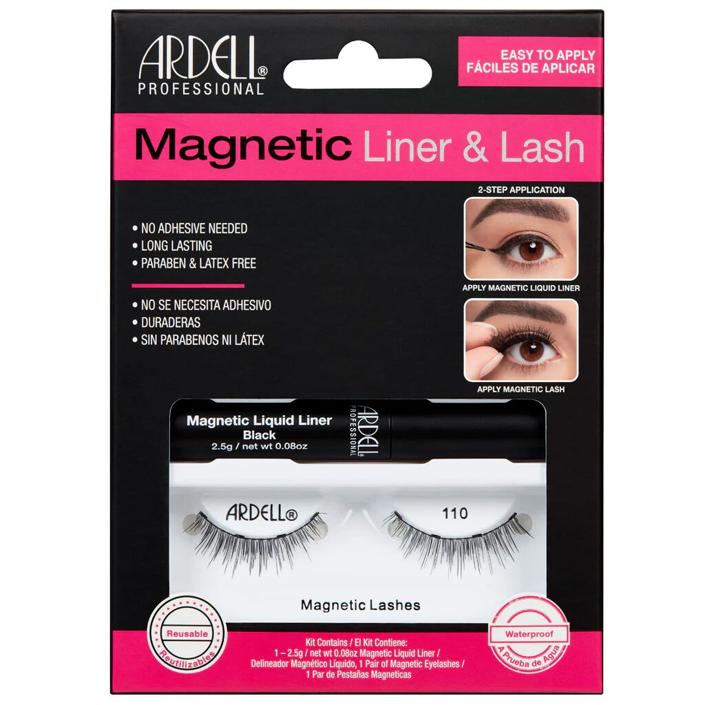 Ardell Kit Ciglia Magnetic 110 + Eyeliner Liquido Magnetic Ref.64922