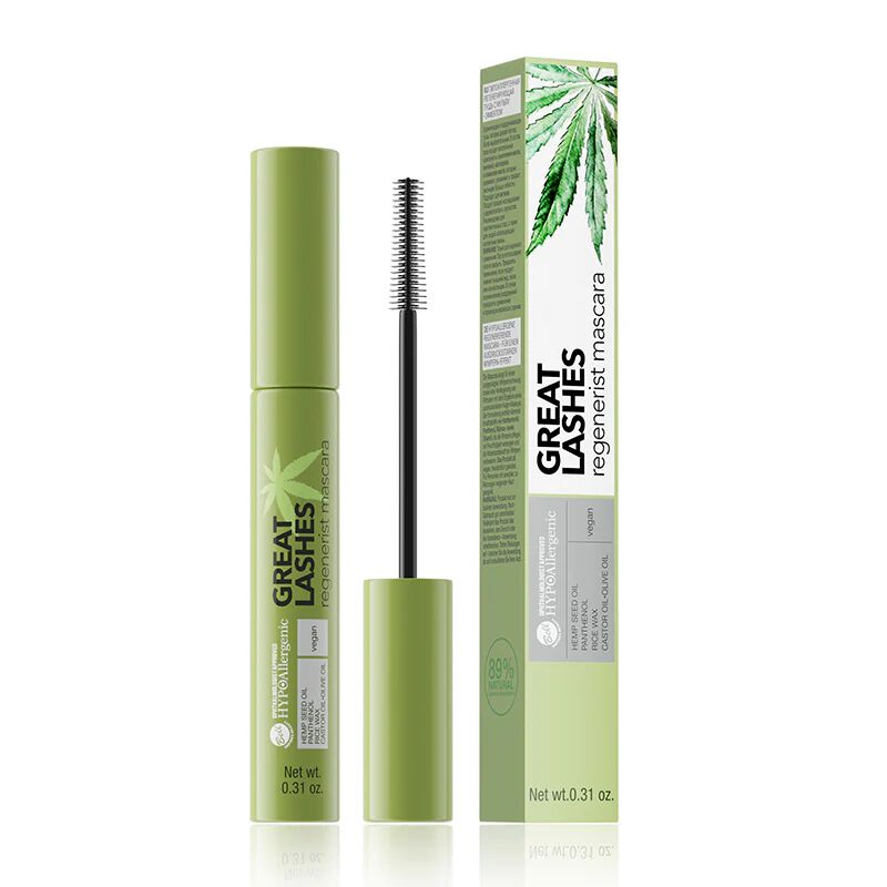 Bell HypoAllergenic HypoAllergenic Hemp Great Lashes Mascara Rigenerante Effetto Allungante E Incurvante 9 gr