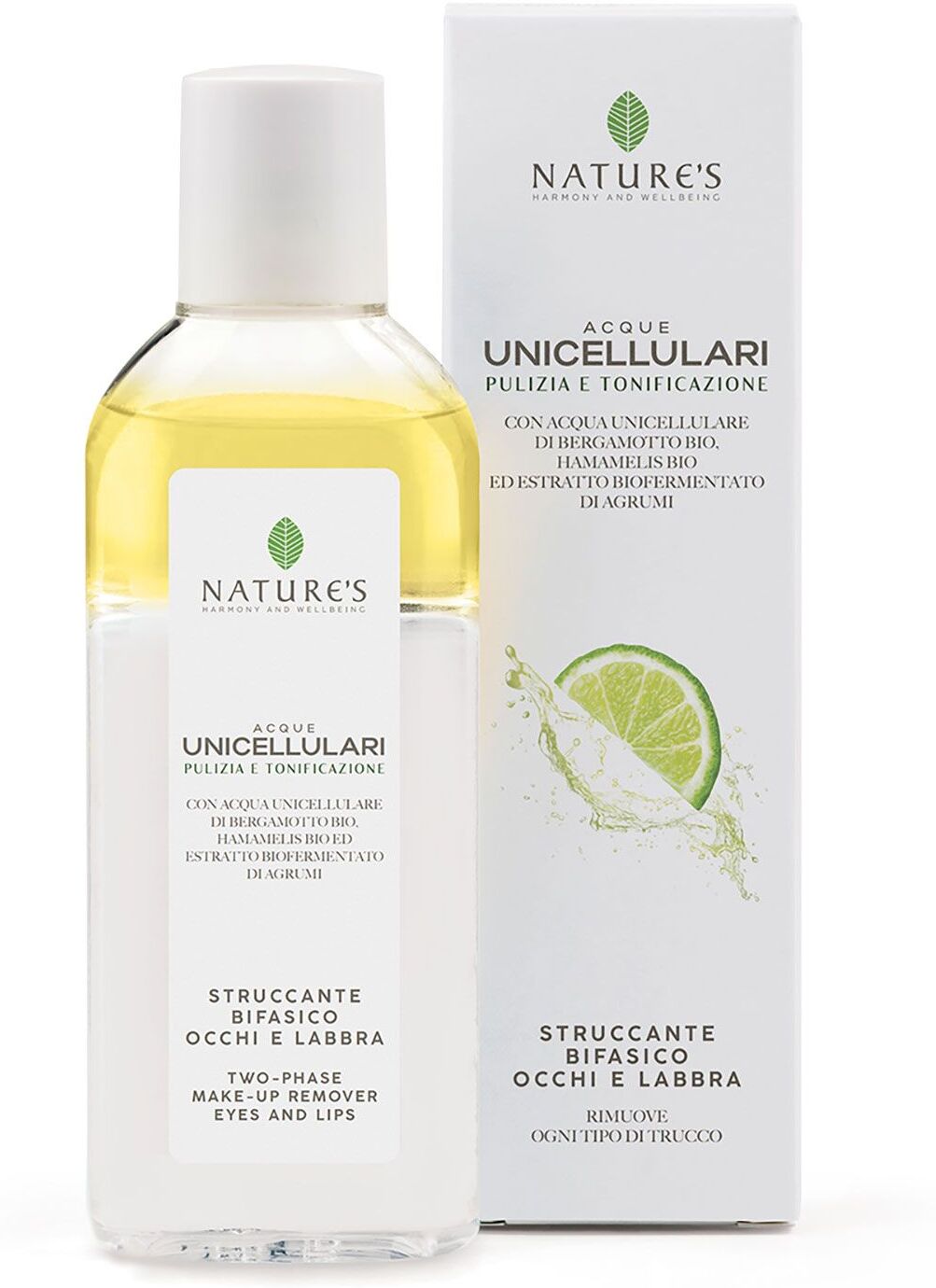 Nature's Nature’s Acque Unicellulari Struccante Bifasico Occhi E Labbra 125ml