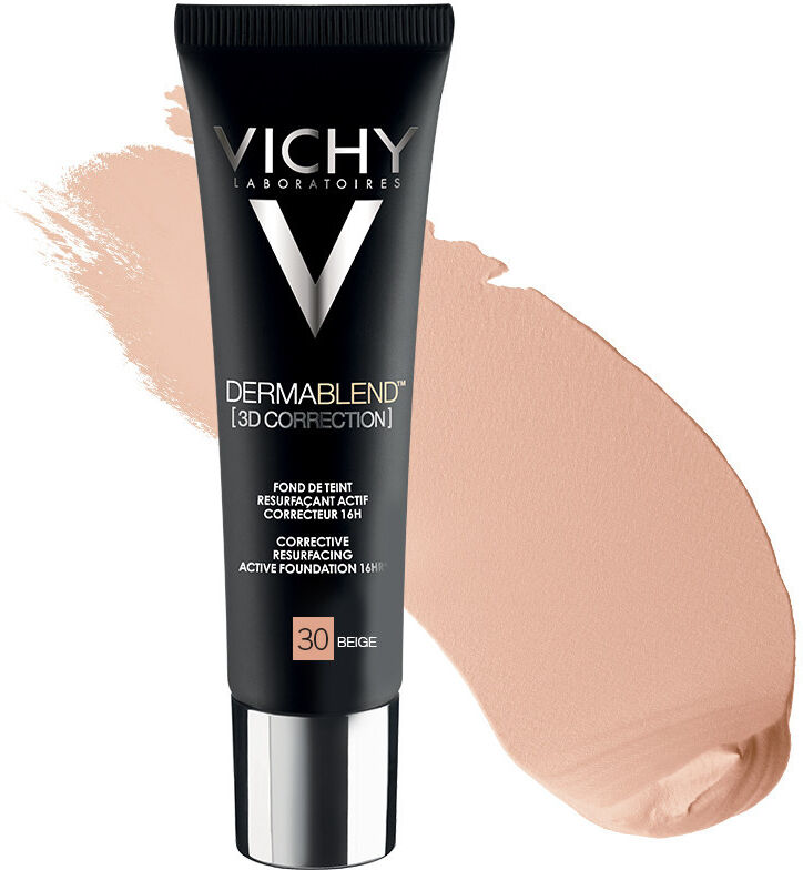 Vichy Dermablend 3d Fondotinta Coprente Per Pelle Grassa Con Imperfezioni Tonalità 30 30ml