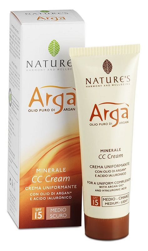 Nature's Argà Cc Cream Crema Uniformante Medio Scura 50ml