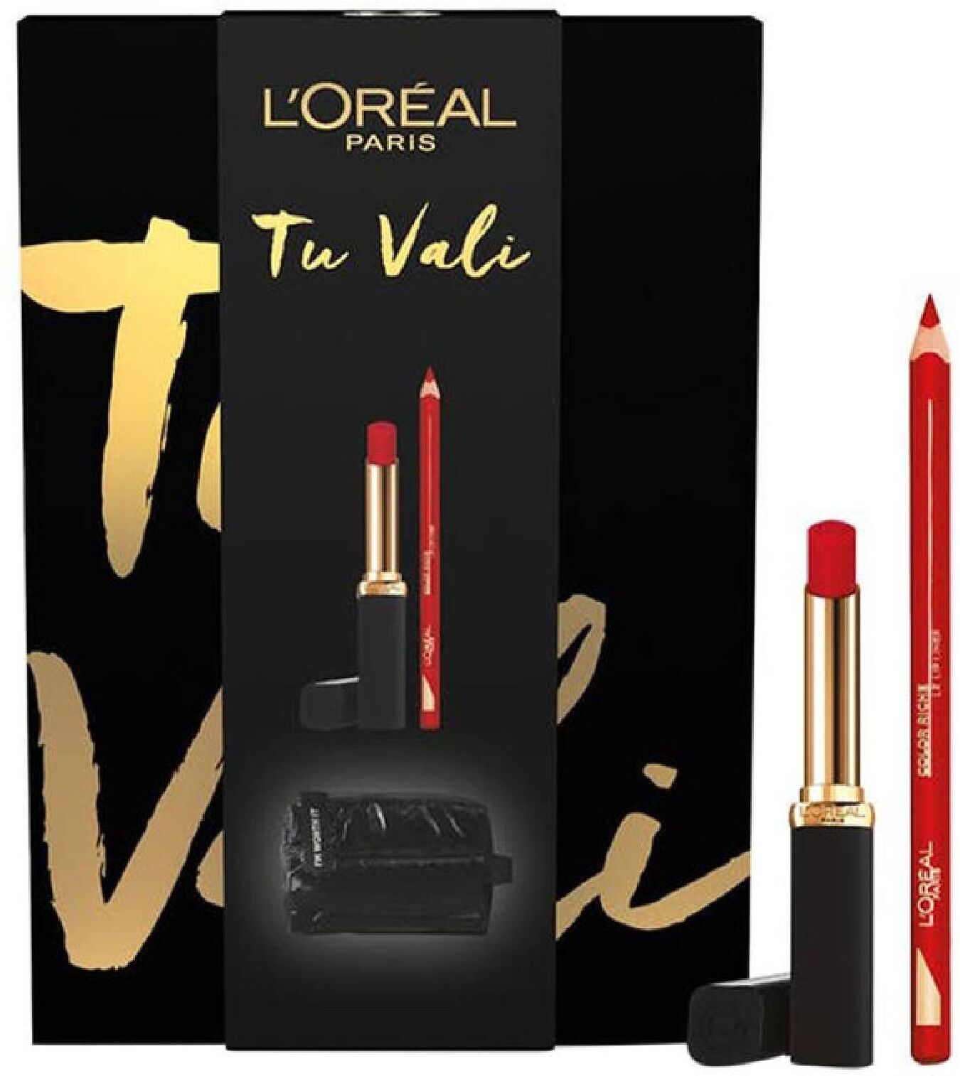 L'Oreal Mini Beauty Cow Red 2 Pezzi + Pochette